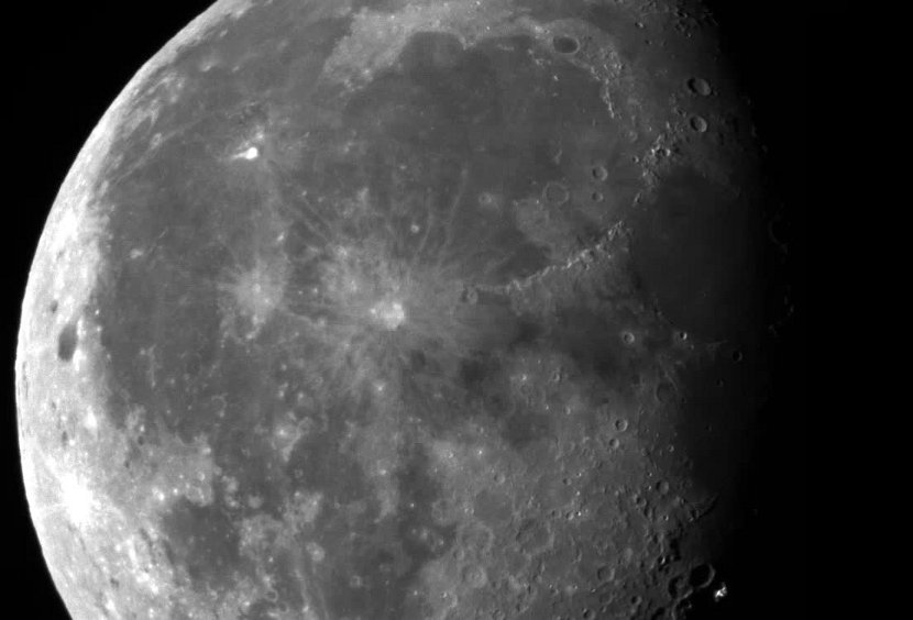 ISS Moon Transit 1/4 speed